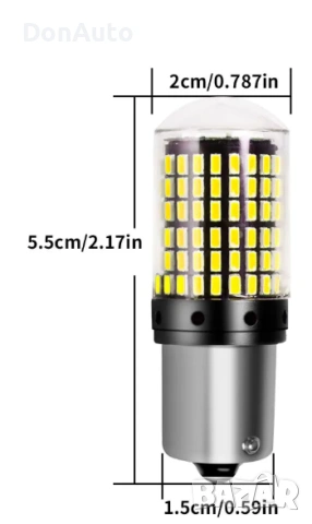LED BA15S крушки, снимка 8 - Аксесоари и консумативи - 53136069