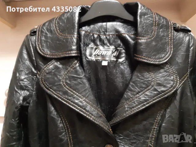 Дамско кожено яке, снимка 3 - Якета - 48730330