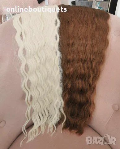 Индийска коса примес 80см дължина, снимка 3 - Аксесоари за коса - 41889543