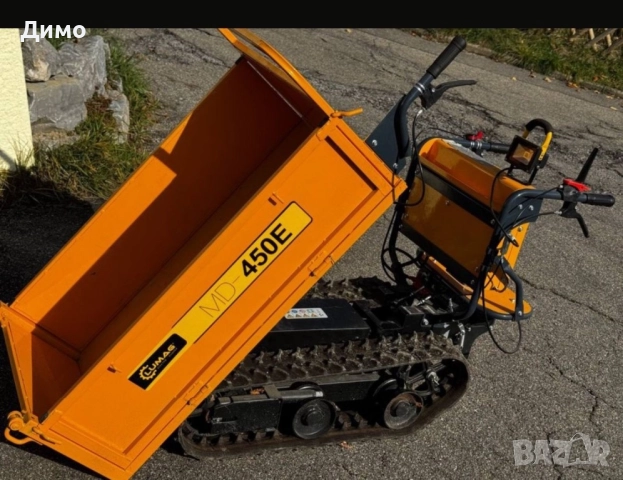 Верижен електрически дъмпер Lumag  – КАТО НОВ, снимка 2 - Индустриална техника - 52679446