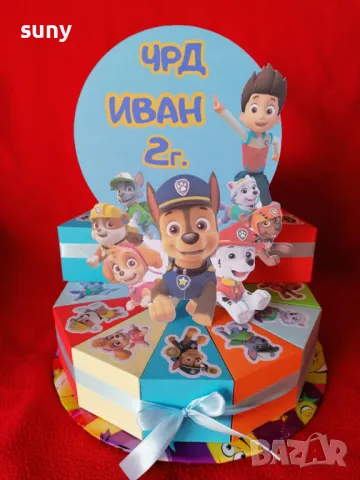 Картонена торта Блуи и Бинго, снимка 13 - Други - 48803263