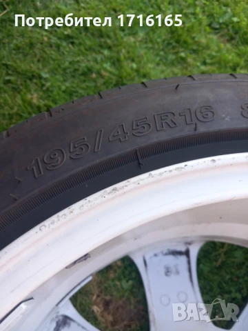 VW 16 АЛУМИНИЕВИ ДЖАНТИ С ГУМИ , снимка 7 - Гуми и джанти - 51370723