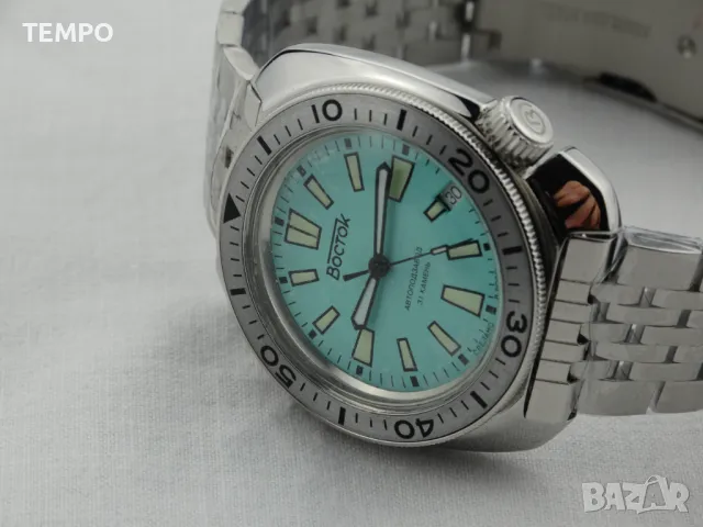 ВОСТОК АМФИБИЯ АВТОМАТИЧЕН-"TIFFANY" ref: 70088В, снимка 2 - Мъжки - 48082149