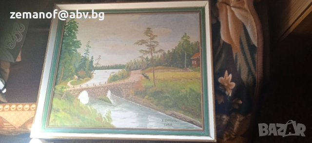 Шведски художник Ohlsson 1945 г