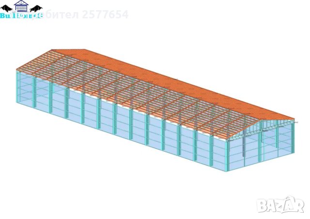 ЛИЗИНГ - Халета, Хале, Магазини, Магазин, Складове 480м2, снимка 2 - Строителни материали - 44161345