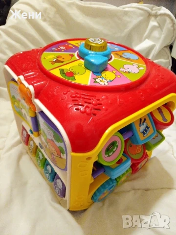 VTech Бебешки занимателен/образователен музикален куб и музикален паяк , снимка 2 - Музикални играчки - 51210126