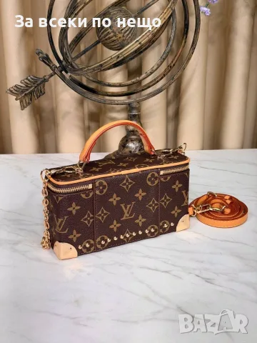 Louis Vuitton Дамска Чанта Тип Куфар С Къса И Дълга Дръжка И Верижка - Различни Цветове Код E88, снимка 6 - Чанти - 55795231
