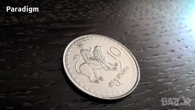 Mонета - Грузия - 10 тетри | 1993г.