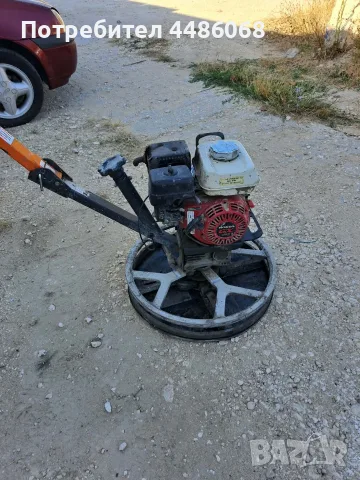пердашка, хеликоптер за шлайфане на пресен бетон, Belle 600 pro, honda gx160 двигател 