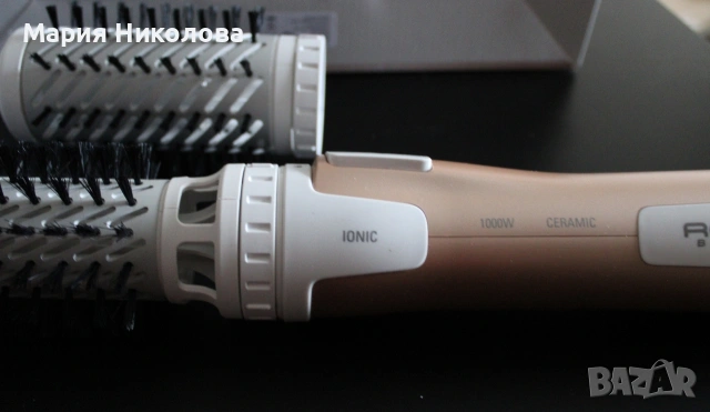 Въртяща се четка за коса Rowenta Brush Activ 1000, снимка 4 - Преси за коса - 53942004