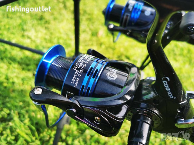 Промо комплект ! 3 шарански въдици 3.60мт и 3 макари с 10 лагера и двоен аванс, снимка 6 - Въдици - 42249195