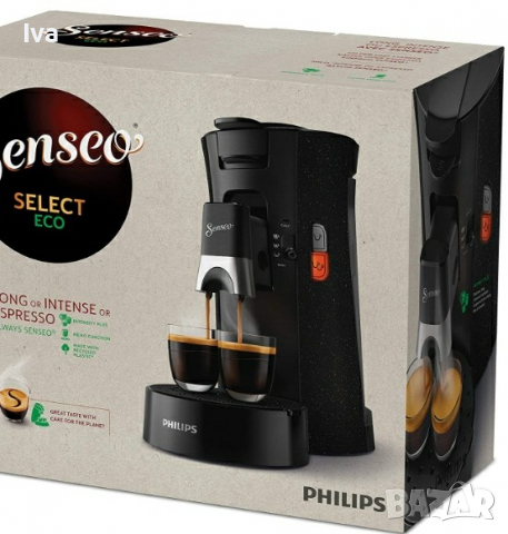 Philips Senseo Select ECO кафемашина CSA240/20, най-новият модел за късо кафе, нова, снимка 4 - Кафемашини - 36436034