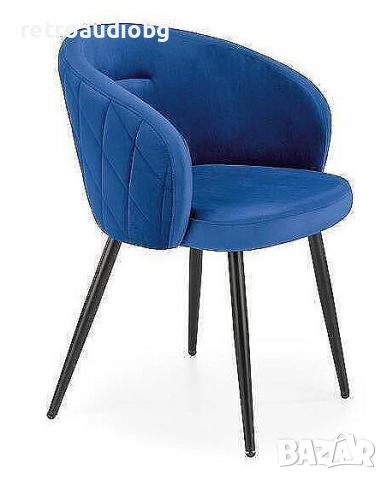 Трапезен стол К430 в синьо