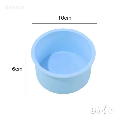 5808 Малка кръгла форма за печене молд за кексчета ринг за оформяне, 10 см, снимка 3 - Форми - 49644276