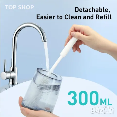 COSLUS Зъбен душ, иригатор за устна кухина, за скоби за зъби, снимка 3 - Тримери - 49580409