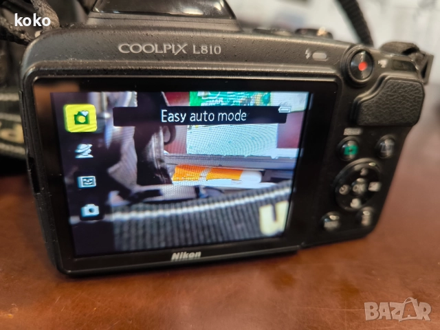 Фотоапарат камера Nikon Coolpix L810, снимка 5 - Фотоапарати - 52411246