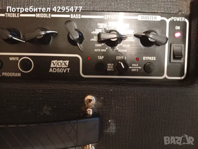 Лампово VOX AD50VT Valvetronix Guitar Combo Amplifier, снимка 4 - Китари - 56320811