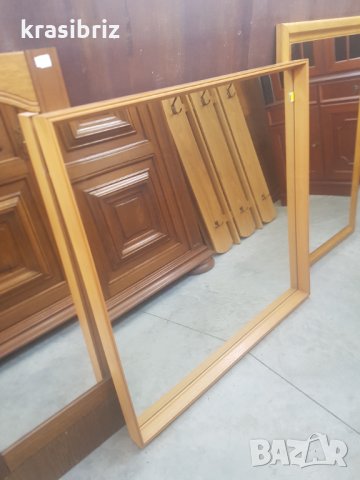 Огледало с дървена рамка , снимка 3 - Декорация за дома - 35283254