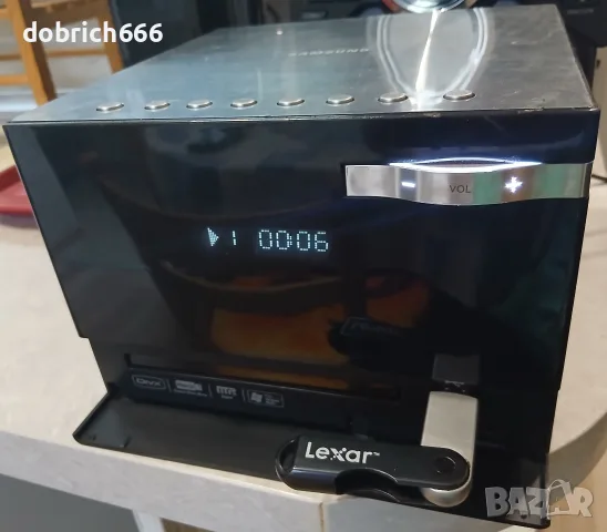 Аудио DVD уредба Samsung USB CD FM Aux с тонколони , снимка 6 - Аудиосистеми - 56056479
