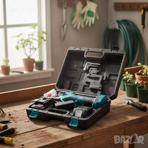 Нова Акумулаторна н.о.ж.и.ц.а с 2 батерии и куфар