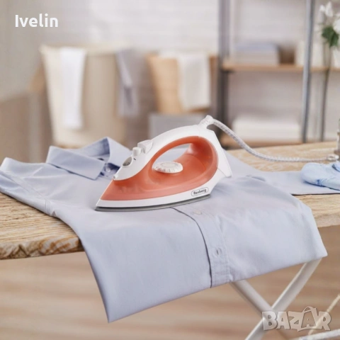 Парна ютия Rosberg R51050FC 2000W с керамична плоча и термостат, снимка 3 - Ютии - 53876216