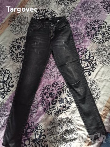 Черни тесни дънки DILVIN