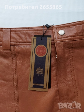 Кожена пола, снимка 2 - Поли - 52963908