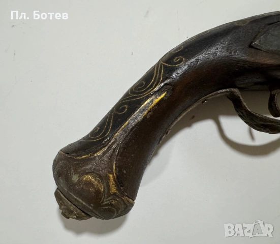 Стар османски пищов, снимка 2 - Антикварни и старинни предмети - 54358951