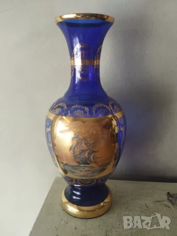 Стъклена ваза Бохемия