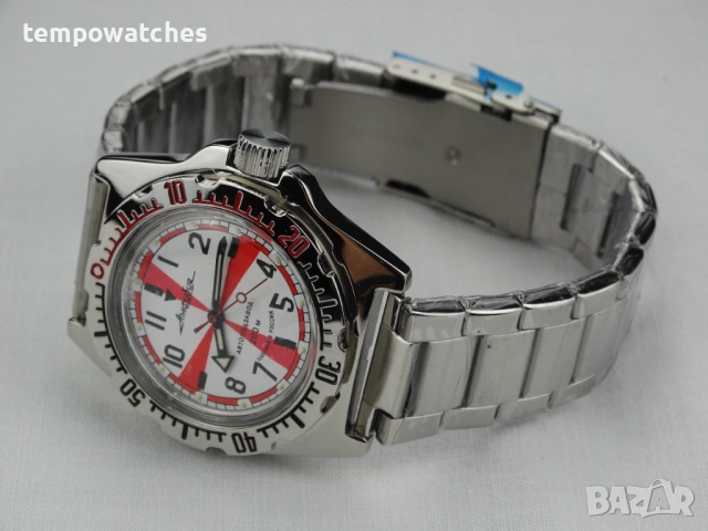 ВОСТОК АМФИБИЯ АВТОМАТИЧЕН-“RADIO ROOM” ref: 110750, снимка 8 - Мъжки - 54129556