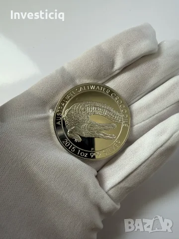 Инвестиционна Сребърна Монета 1oz Australian Saltwater Crocodile
