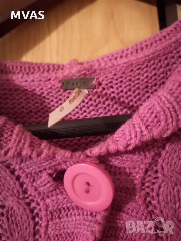 Плетен дълъг суичър тип рокля без ръкави S, снимка 3 - Блузи с дълъг ръкав и пуловери - 32105922