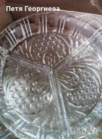 Кристални чинии за ордьовър, снимка 3 - Чинии - 46747996