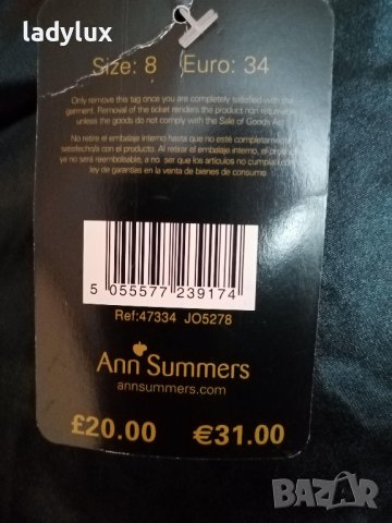 Ann Summers Clubwear, Нови, Размер S. Код 2185, снимка 6 - Бельо - 44305175