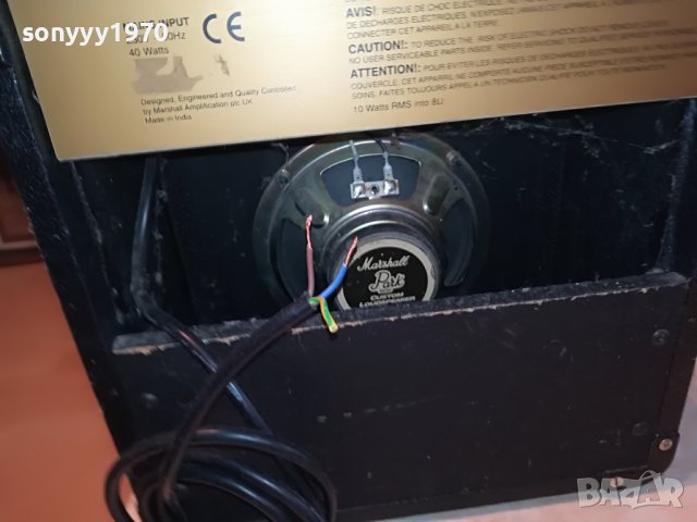 MARSHALL GUITAR AMPLIFIER-ВНОС ENGLAND 0404231031, снимка 9 - Ресийвъри, усилватели, смесителни пултове - 40247364