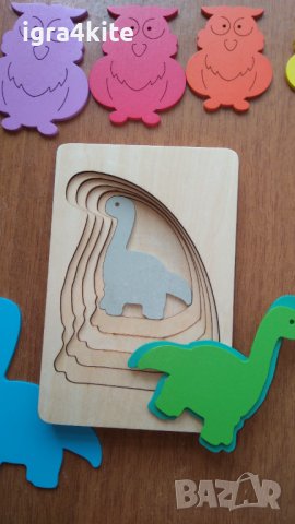 Дървени 3D пъзели за напасване с пластове 10 модела / дървени играчки, снимка 11 - Образователни игри - 36671573