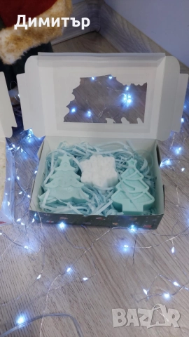 Коледна кутия със сапунчета , снимка 2 - Коледни подаръци - 52731486