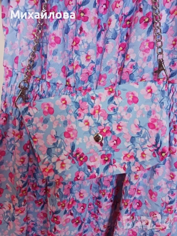 Лятна рокля с чантичка , снимка 2 - Детски рокли и поли - 51044968