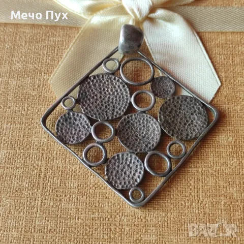 Сребърна висулка (59), снимка 6 - Колиета, медальони, синджири - 49841066