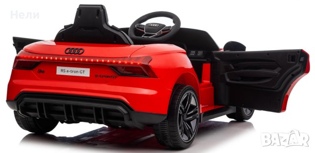 Акумулаторен джип AUDI RS E-TRON GT Licensed 12V батерия,MP3, с меки гуми с Кожена седалка, снимка 6 - Детски велосипеди, триколки и коли - 37662025