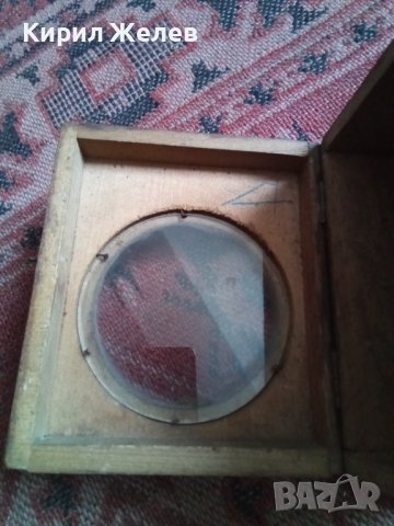 Кутия стара дървена за будилник от царско време пирографирана 43749, снимка 8 - Антикварни и старинни предмети - 44335000