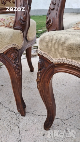 Кресла антикварни махагон 2бр., снимка 8 - Дивани и мека мебел - 52455280