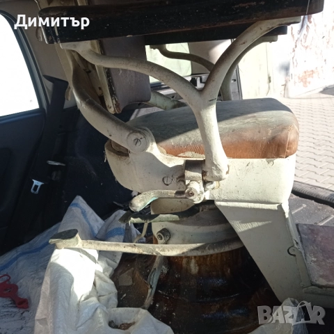 Антикварен механичен зъболекарски стол , снимка 6 - Антикварни и старинни предмети - 52348262