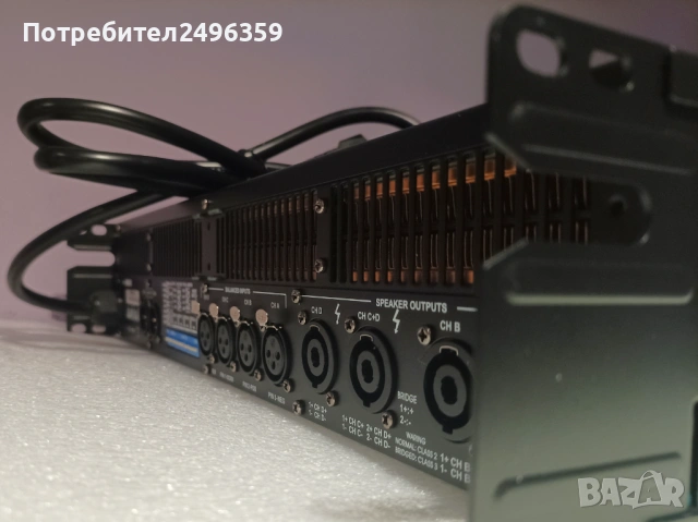 Професионален усилвател за озвучаване, снимка 5 - Ресийвъри, усилватели, смесителни пултове - 54070717