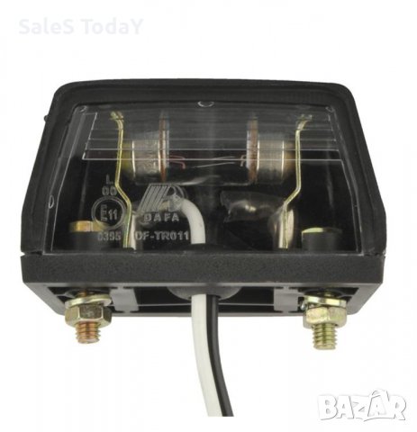 Плафон за номер, 68 мм х 38 мм х 32 мм, 12V, мотокар, VAN, ремарке, Строителни машини, каравана, кам, снимка 3 - Аксесоари и консумативи - 38144549