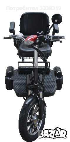 Eлектрическа триколка със задно предаване EGV A8, снимка 3 - Мотоциклети и мототехника - 29427371
