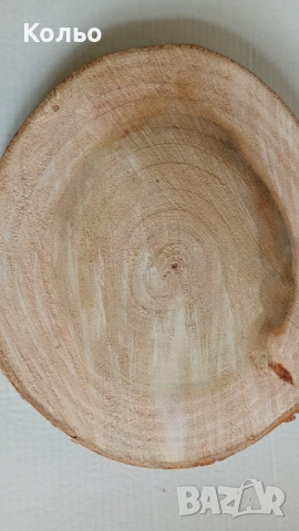 Дървена шайба за декорация