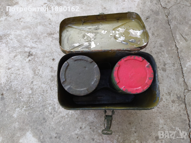 Военна метална кутия , снимка 2 - Антикварни и старинни предмети - 52433128