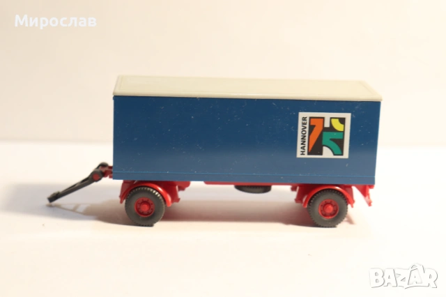 WIKING H0 1/87 РЕМАРКЕ КАМИОН МОДЕЛ ТИР