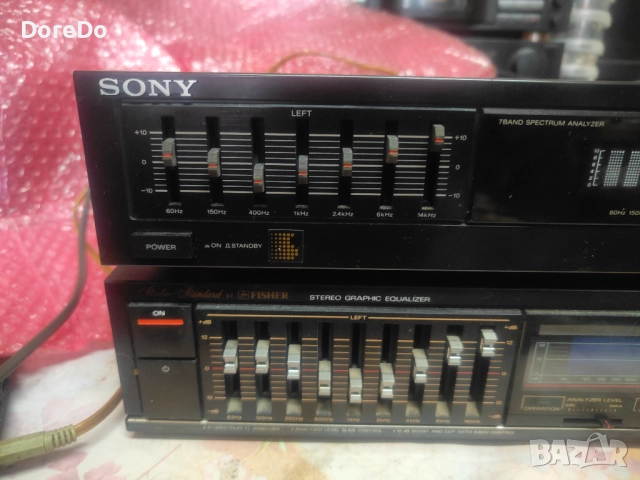 Еквалайзери Sony SEQ-411 FisherEQ-876, снимка 2 - Еквалайзери - 52647242
